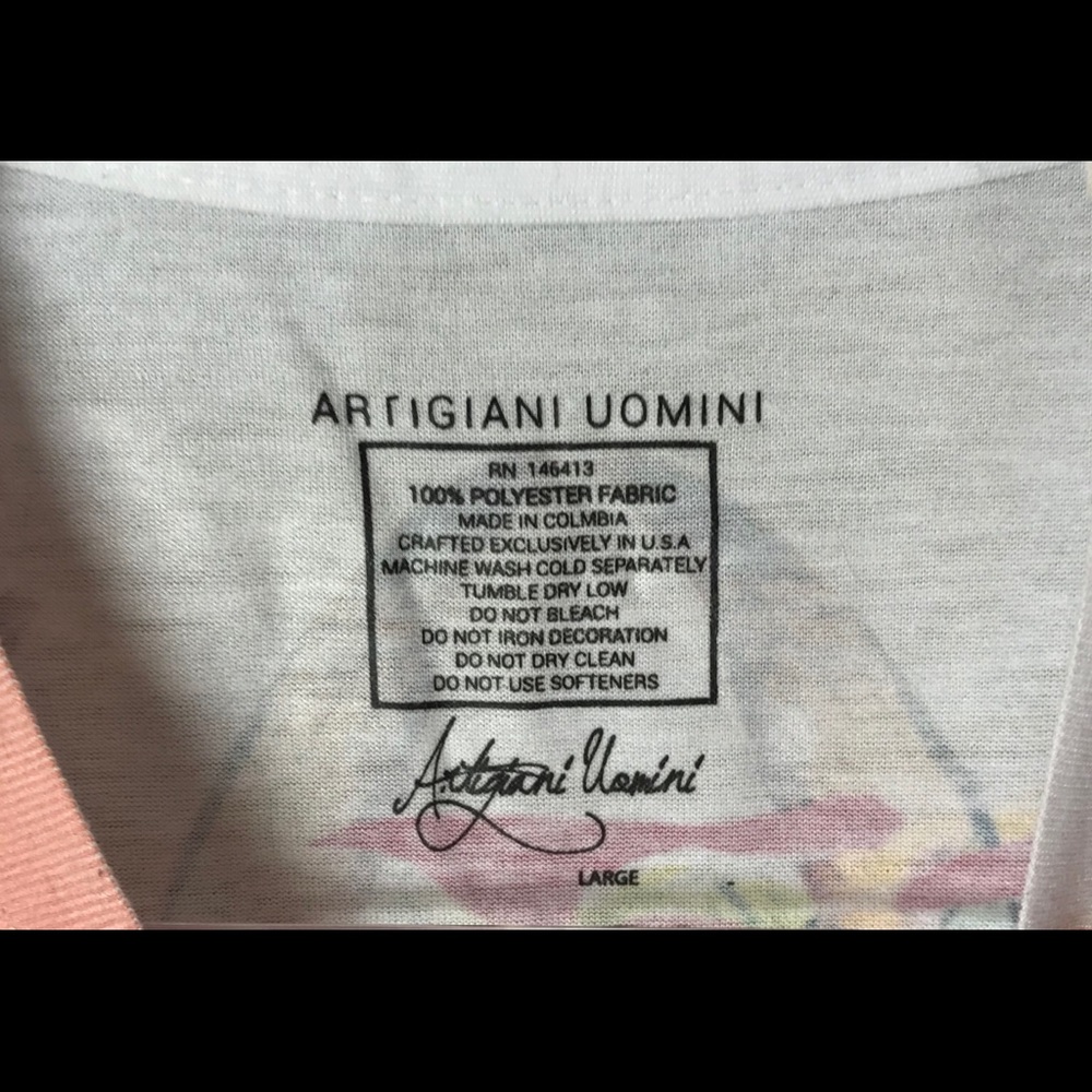 Artigiani Uomini Art Tee Limited Edition Sz Lg EUC - Picture 5 of 8